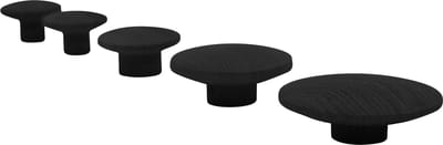 HOME It® houten knoppen Ø45/Ø55/Ø75/Ø90 mm zwart eiken