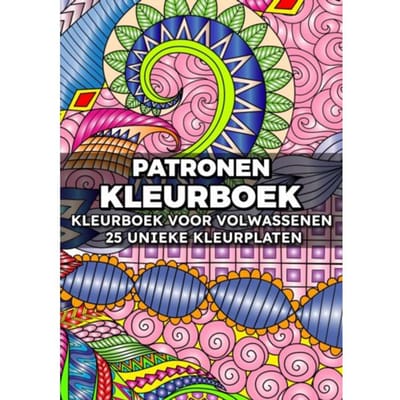 Patronen Kleurboek - Kleurboek Voor Volwassenen - 25 Unieke Kleurplaten - Boeken & Meer