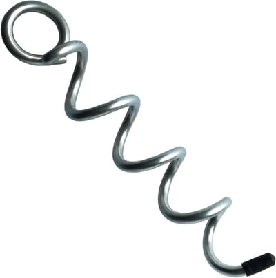 Grondankers - Tentankers Stormanker - Veilig Bevestigen - Verzinkt Staal - 28 cm Lengte - Zilverkleurig