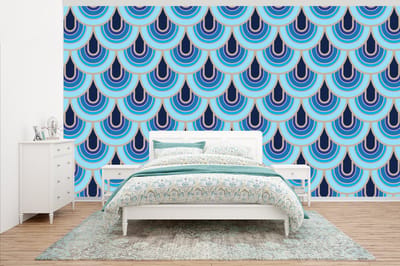 Behang - Fotobehang Retro - Patronen - Art Nouveau - Breedte 500 cm x hoogte 280 cm