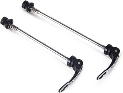 Fiets Wiel Spiesjes - Snelle Bevestiging - Fiets Transport - Aluminium Legering - 100x135mm - Geel