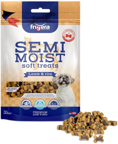 10x165 gr Frigera soft treats bones lamb / rice