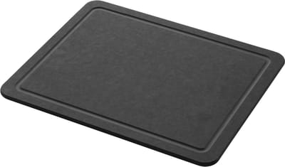 Combekk Snijplank met sapgeul Medium - 100% Gerecycled - Microplasticvrij - Antibacterieel - Vaatwasserbestendig - 20 x 30 cm - zwart