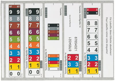 LEITZ opschriftetiketten OrgacolorPlus voor inkjet/laser
