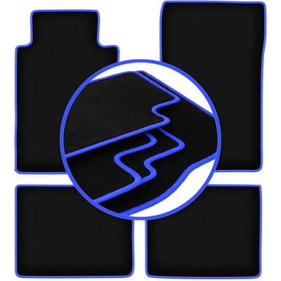CARLUX-BLUE automatten voor: Mercedes E W124 sedan, stationwagen (1984-1997)