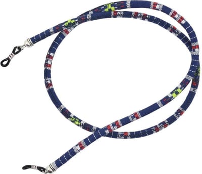 Fako Bijoux® - Brillenkoord - Bohemian - 6mm - 75cm - Donkerblauw