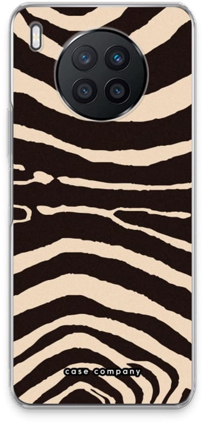 Case Company® - Hoesje geschikt voor Huawei Nova 8i hoesje - Arizona Zebra - Soft Cover Telefoonhoesje - Bescherming aan alle Kanten en Schermrand