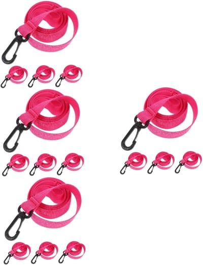 Kinderwandellijnen - Veiligheidstouw - Veilig Wandelen - Elastisch Ontwerp - 4 Sets - Roze