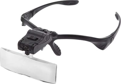 Vergrootglas met LED-licht en Handsfree Leeskop - 5 Afneembare Lenzen voor Lezen en Hobby