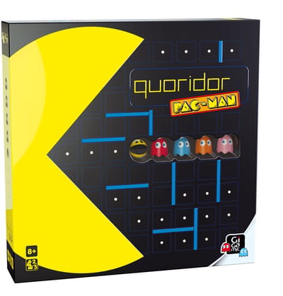Gigamic - Quoridor Pacman - Bordspel voor volwassenen en kinderen - gelimiteerde editie van Quoridor - NL GB FR DE ES IT