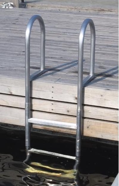 Zwemtrap aluminium 3 treden