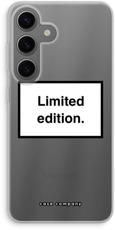 Case Company® - Hoesje geschikt voor Samsung Galaxy S24 hoesje - Limited edition - Soft Cover Telefoonhoesje - Bescherming aan alle Kanten en Schermrand