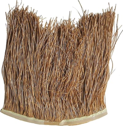 Rietrollen - Kunstgras tegels - Decoratief dak - Weerbestendig materiaal - 50 cm breed - Natuurlijk