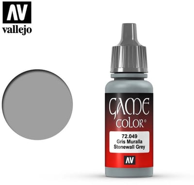 Vallejo Hobbyverf Acrylverf - 72049 Game Color - Stonewall Grey - Acryl - Verf flesje - 18 ml