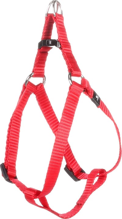 Flamingo Ziggi Step&go - Harnas Honden - Harnas Step&go Ziggi Rood Xs 20-35cm 10mm - 1st - 124441 - 1st