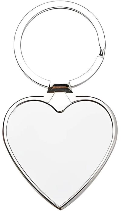 Nevolis® Metalen Sleutelhanger Hart – Stijlvolle en Duurzame Sleutelhanger – Perfect als Cadeau