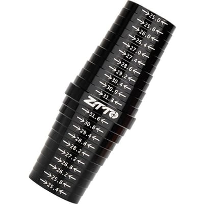 ZTTO Fiets Zadelpen Meetgereedschap 25-31.8mm Zadelbuis Maatmeter Draagbare Zadelpen Diameter Snel