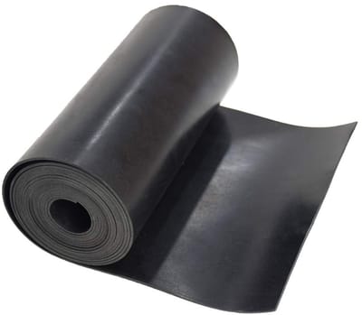 Neopreen rubberen strips voor afdichtingen en bescherming - 3m x 25,4cm