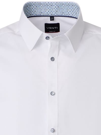 Venti Heren Overhemd Kent Boord Katoen Body Fit - XXL