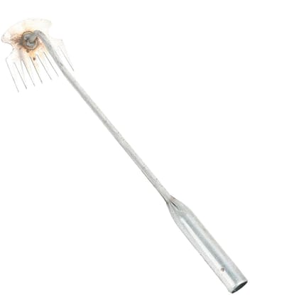 Onkruidverwijderaar 4 Klauwen - Wortelsteker Graskant - Gazon Onderhoud - Diep Zinkend Ontwerp - 43 cm Lengte - Zilver