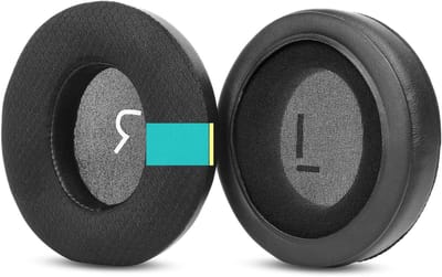 Oorkussens van verkoelende gel, compatibel met draadloze en bedrade gaming headsets - Zwart