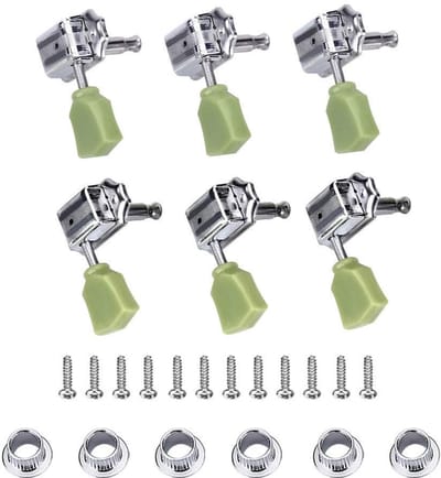 Allecto - Gitaarmechanieken - Voice vertebrae - Duurzaam en eenvoudig te installeren - 3R 3L - Geschikt voor akoestische en elektrische gitaren - I...