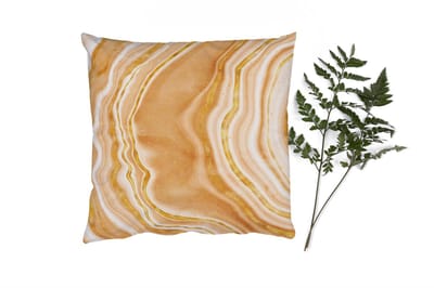 Sierkussens - Kussentjes Woonkamer - 40x40 cm - Agaat steen - Goud - Edelstenen - Luxe