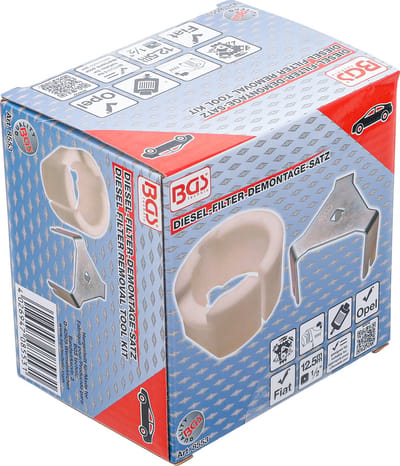 BGS Dieselfilter demontageset voor Opel, Fiat