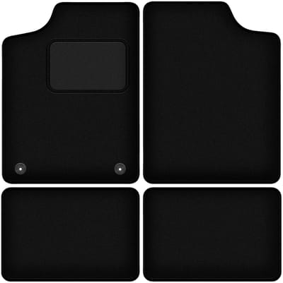 Zwarte veloursmatten voor: Citroen AX hatchback (1986-1998)