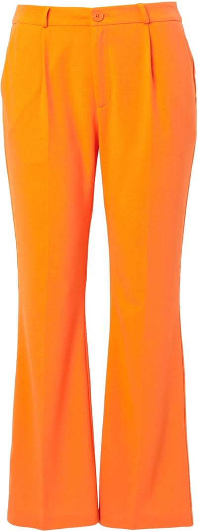 Angel of Style - Dames - Broek rechte pijpen knoopsluiting - Oranje - Maat 52