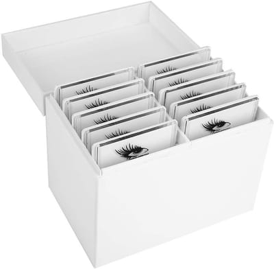 Dailygoods- Oogfranshouder 10 lagen - Transparante Oogfransdisplay - Opbergtool - Organisator voor vrouwen - Oogfransaccessoires - Handig en praktisch