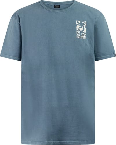Protest Prtminto - T shirt Heren - Korte mouwen - Ronde hals - Loose fit