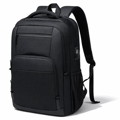 Laptop Rugzak 15.6 inch - Anti-diefstal - Waterbestendig - USB Oplaadpoort - Zwart