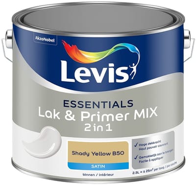Levis - Essentials Lak & Primer Mix - Shady Yellow B50 - Mengverf - 2,5 L