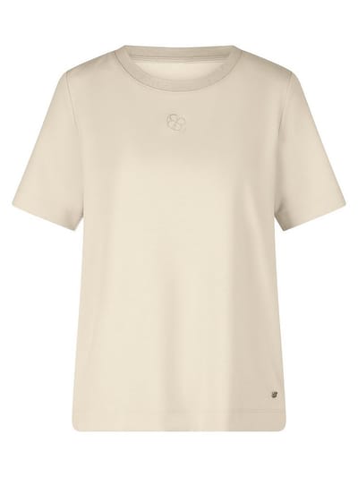 Shirt ronde hals Van BASLER beige
