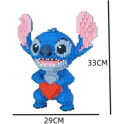 33CM Stitch Blokken - Het Beste Doe-het-zelf Bouwspeelgoed voor Kinderen en Volwassenen Die Van Een Uitdaging Houden Doe-het-zelf Puzzel Bouwblokken