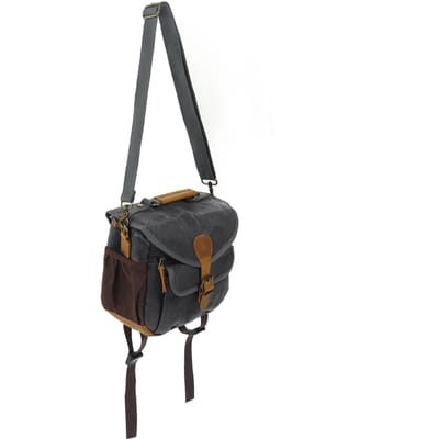 Sacs d'épaule pour appareil photo en toile Vintage Décontracté Grand Espace Étui pour appareil photo reflex numérique en toile pour la photographie