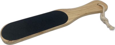 Voetvijl - Eeltvijl - Hout - Dubbelzijdig - 6 cm breed - 28 cm lang - dubbelzijdig - met Ophangkoord