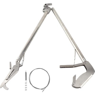 Slangentang Opvouwbare Slangenvanger Reptielgrijper Tool Met Vergrendeling (70cmCelsius27.6inch) gray