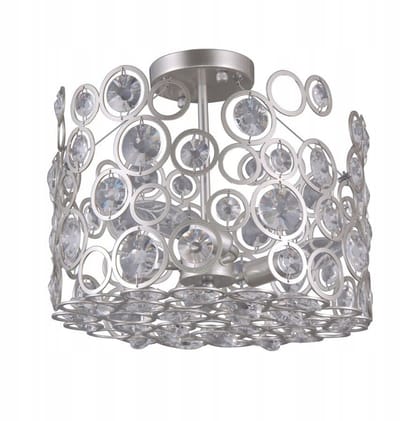 Italux Nardo Hanglamp PNPL-33064-3-CH.S - 3xE14, Staal, Kristal, Zilver
