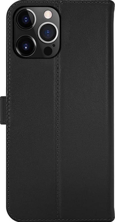Valenta - Book Case - Zwart - Apple iPhone 12 Pro Max - Leer