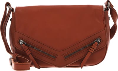 FREDsBRUDER Leren Schoudertas FB Crossbody Bag Golden Brown Bruine