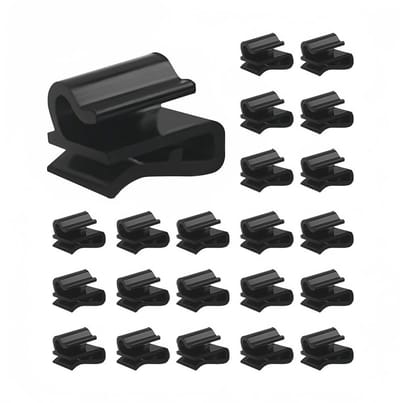 55-delige Kabelclips voor Buiten, Licht Haken en Kabelorganizer voor Kerstdecoraties en Feestverlichting
