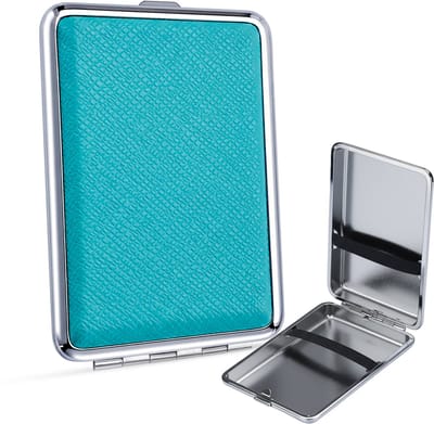 Sigarettendoosjes Turquoise - 12 Sigaretten - Kunstleer PU - Sigarettenhouder