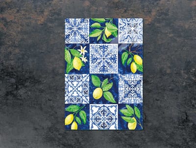 TMK ArtDeko Serie - Snijplank - Glas - 35x52 cm - Mozaiek