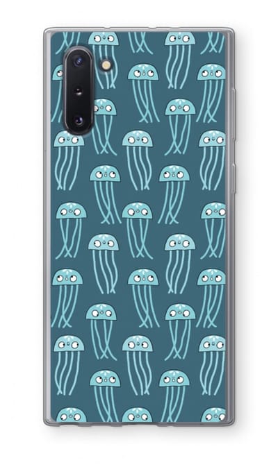 Case Company® - Hoesje geschikt voor Samsung Galaxy Note 10 hoesje - Kwallie - Soft Cover Telefoonhoesje - Bescherming aan alle Kanten en Schermrand