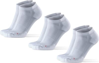 DANISH ENDURANCE Gevoerde Enkelhardloopsokken voor Lange Afstanden - Unisex - 3 Paar - 35-38
