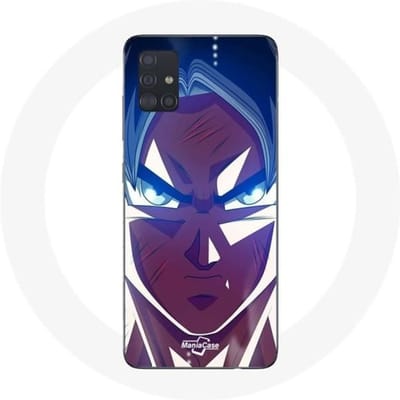 Coque Samsung Galaxy A51 Dragon Ball Goku Visage énervé