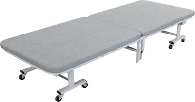 Vouwbed - Opklapbed Campingbed - Ontspanning Buiten - Eenvoudig Draagbaar - 70 cm Breed - Spons Bed