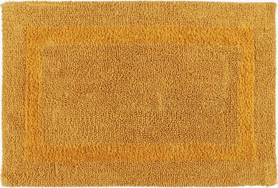 Homescapes badmat mosterdgeel 50x80 cm gemaakt van 100% katoen